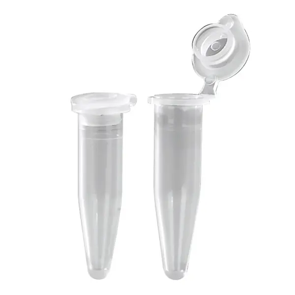 Special micro test tubes with lid 