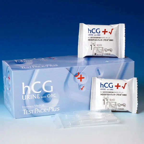 HCG Urine Test with OBC Test Pack+Plus 
