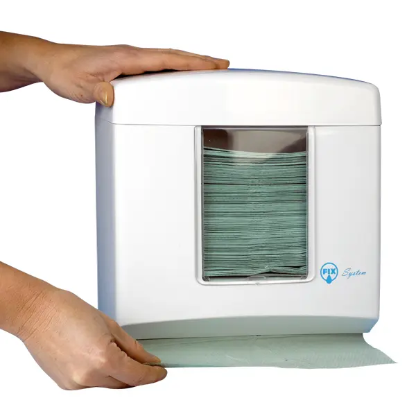 Plastic paper towel dispenser 250 x 255 x 120 mm (H/W/D)
