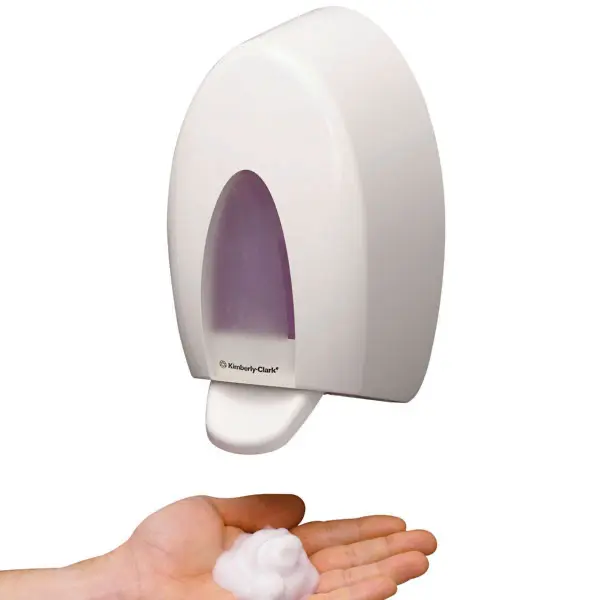 Aqua* dispenser system for foam soap Luxurious foam soap gentle transparent, unscented