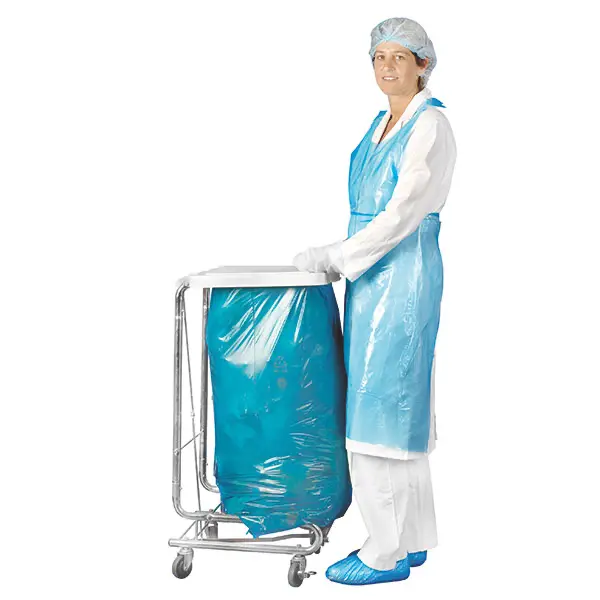 Mediware Disposable apron blue Ladies | 106 cm | blue