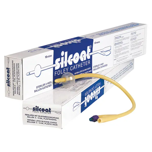 Silcoat Balloon Catheter Type Adult - Balloon size 5 - 15 ml | CH 24