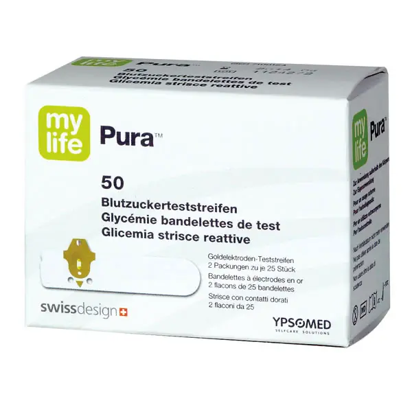myLife Pura Blood Glucose Test Strips 