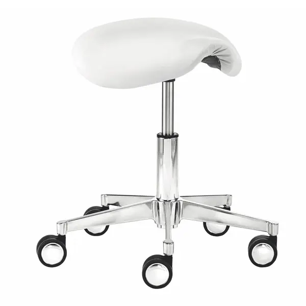 Comfort saddle stool Xpert crystal grey