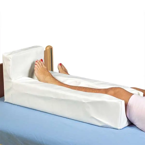 Leg elevating splint Tricot cover | white